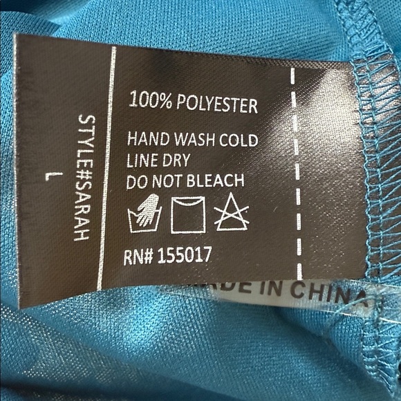 Baltic Born Sarah Smocked Floral Blue Midi Dress Women's Large NWT - Picture 11 of 14